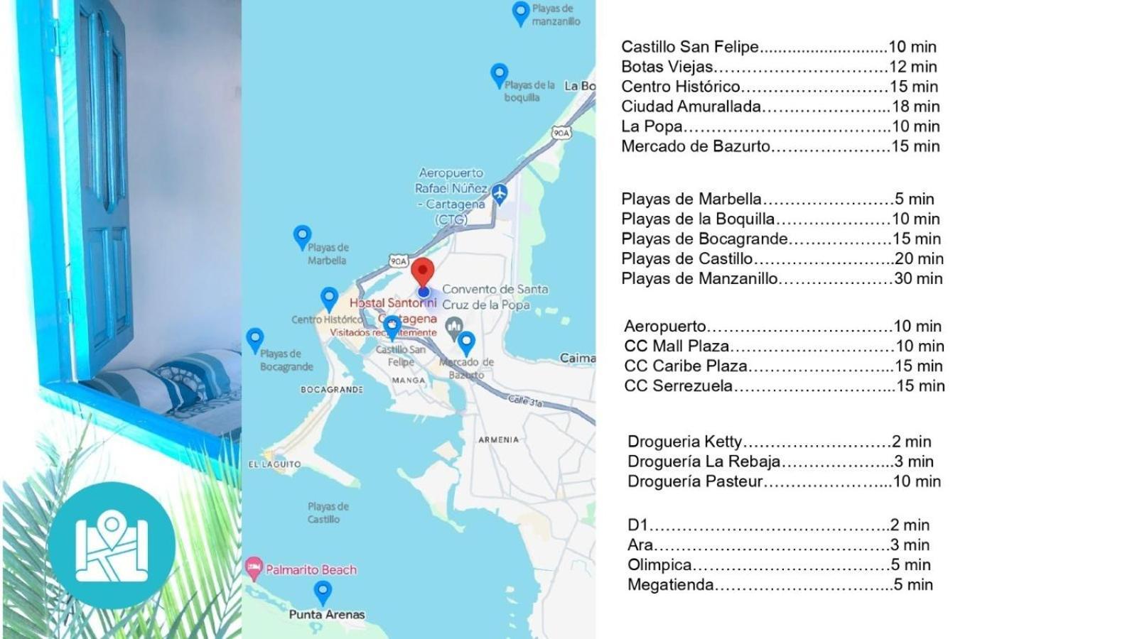 Casa Santorini Hotell Cartagena Eksteriør bilde